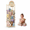 Wooden Stuffed Animal Storage Organizer for Kids – Bear, Elephant & Rainbow Designs