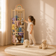 MORENDA Wooden Stuffed Animal Storage Organizer for Kids – Rainbow Design